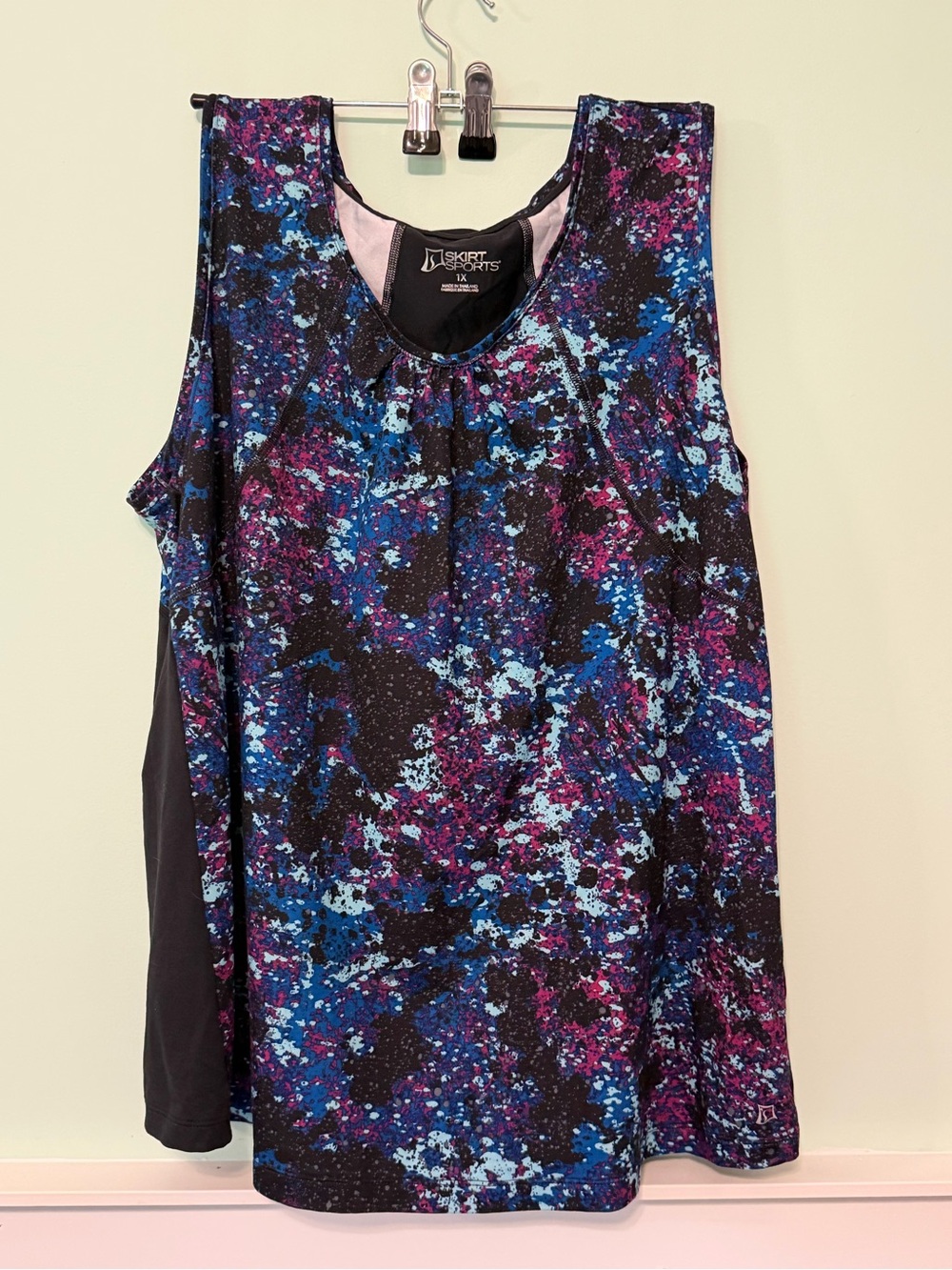 Skirt Sports Women's Galaxy Print Tank Top 1X